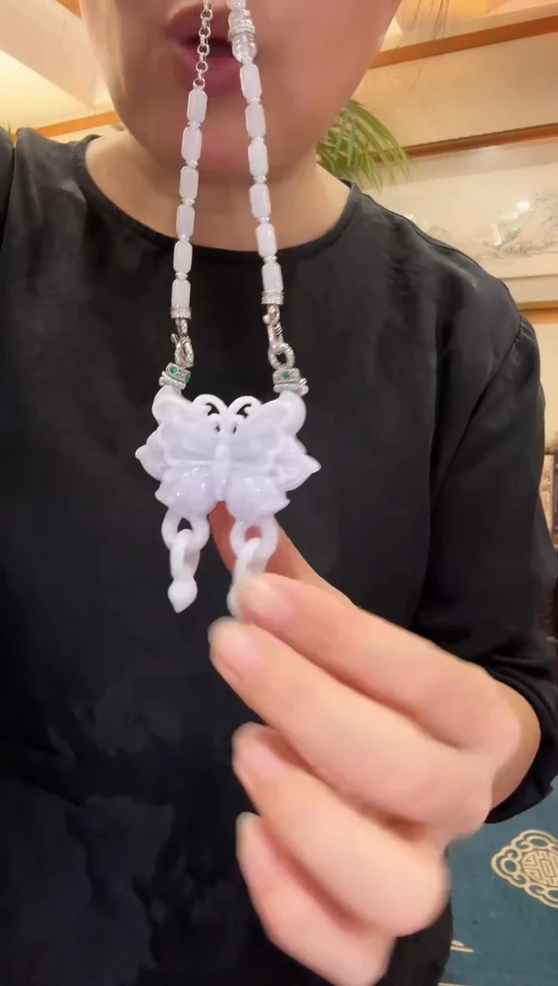 颈饰未镶嵌翡翠国风