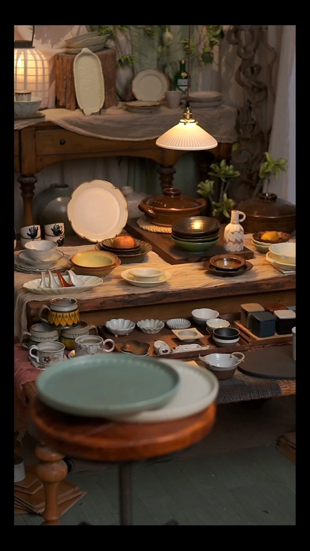 两个颜色悦野工作室 食器集
