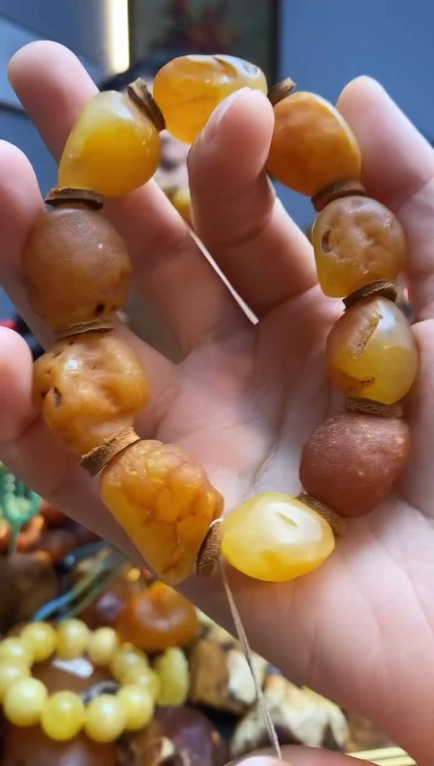 手串琥珀未镶嵌手串