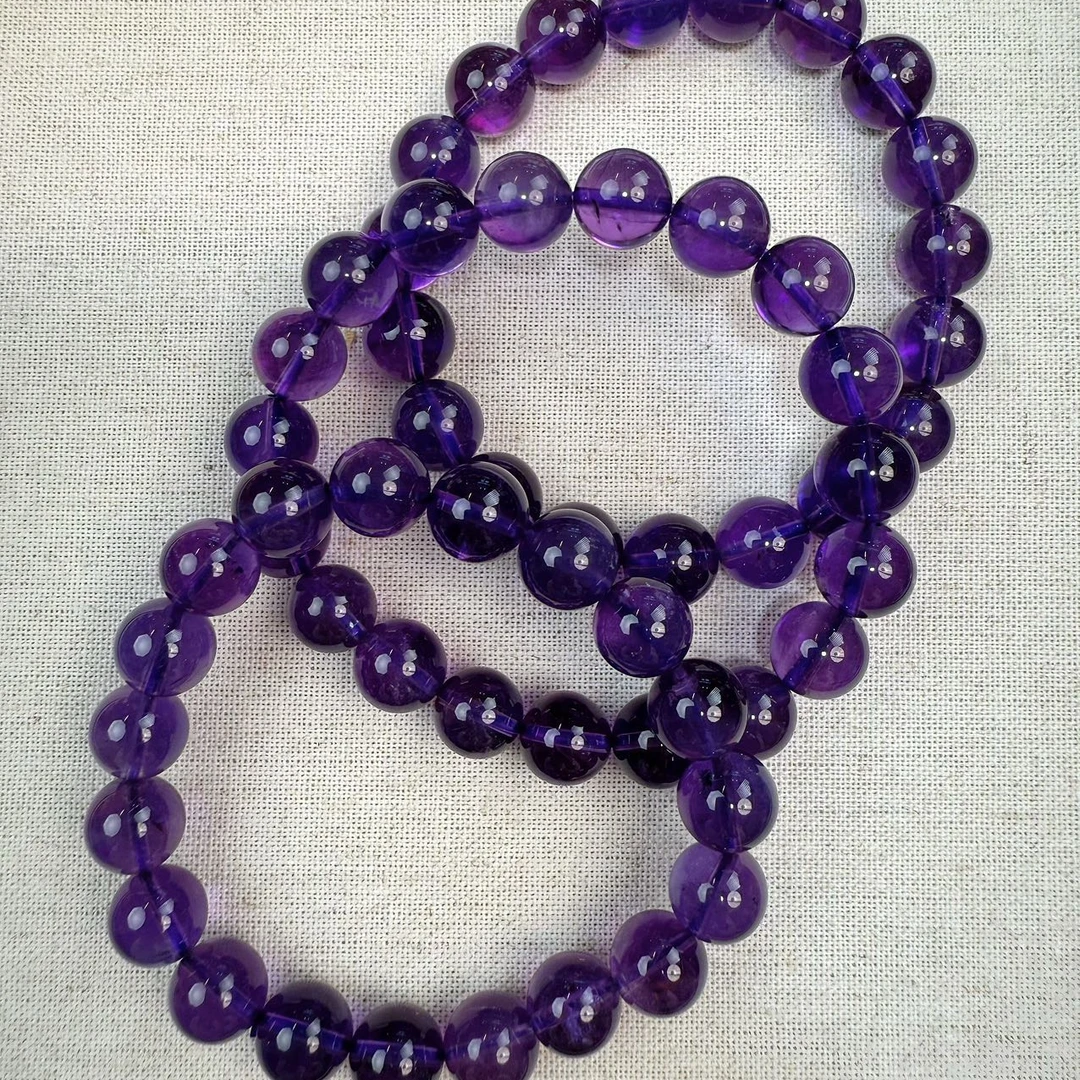 【N21-N30】紫水晶散珠DIY设计国风新珠宝