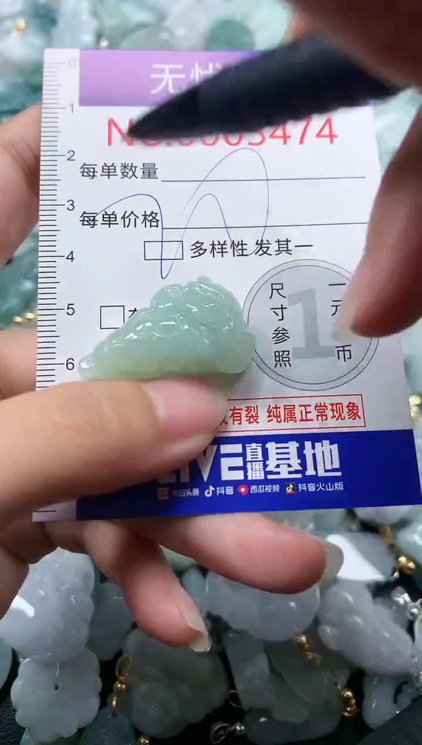 颈饰未镶嵌翡翠3474