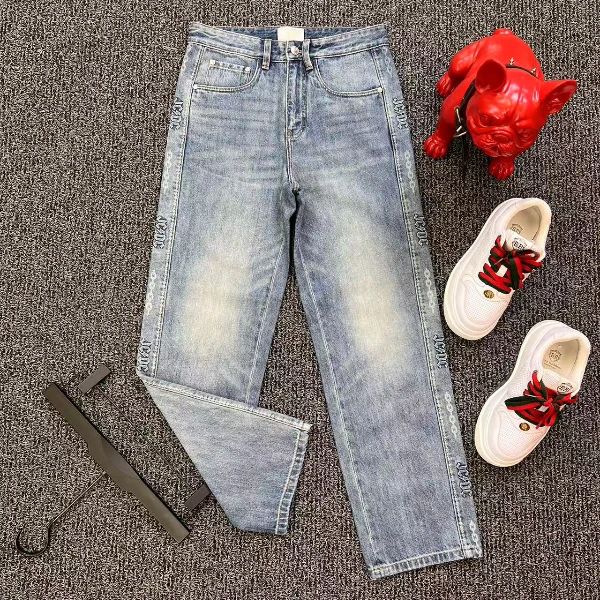 意大利JCDC2025春季新款潮品轻奢高端气质休闲男士直筒牛仔裤K219