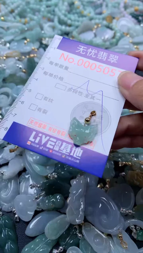 翡翠未镶嵌吊坠(不含链)5057