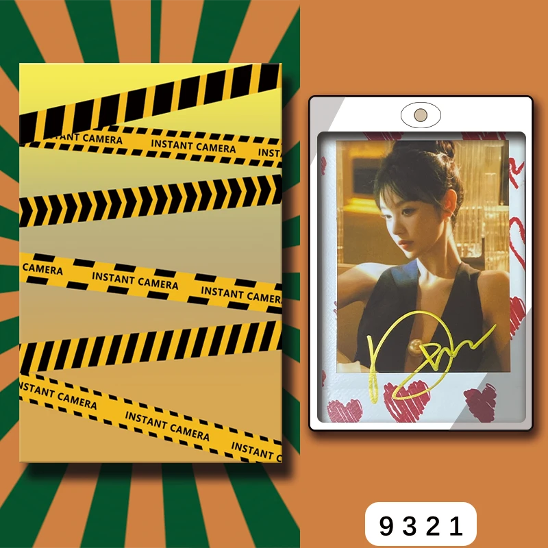 D9321【田曦薇】 正品拍立得照片 爱心