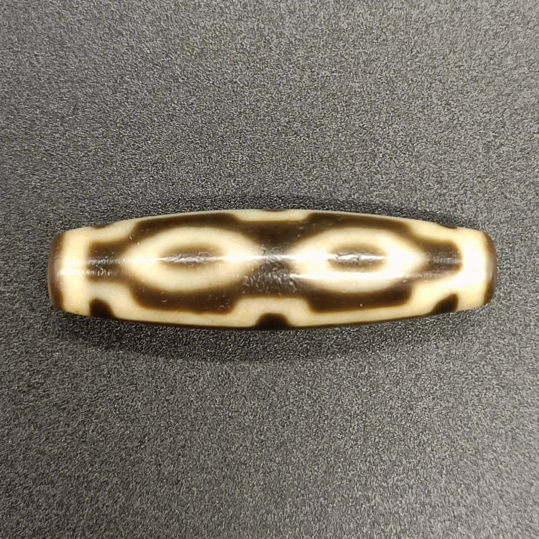 天缘正品台珠精品帝王四眼牙黄高油正宗台湾工高端藏文玩天然玛瑙