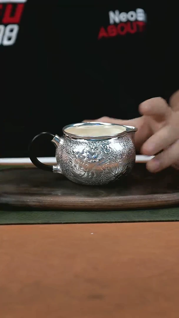 手工新款牡丹公道杯