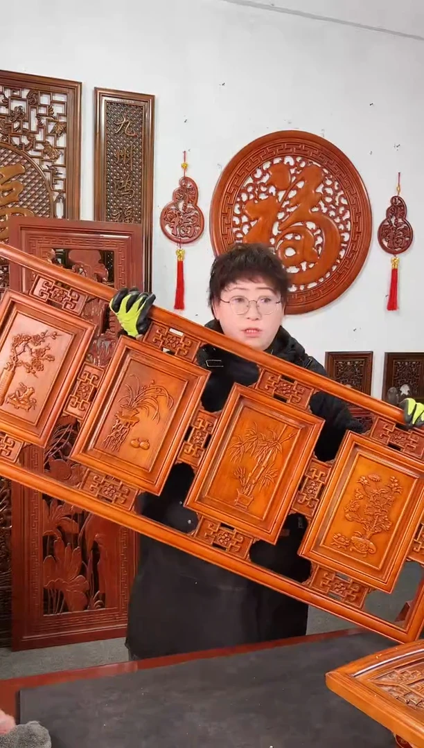 【闪购商品】香樟木木雕120*50  梅兰竹菊 不退不换