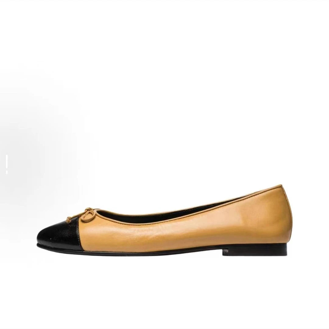 Tory Burch汤丽柏琦 预售拼色单鞋154513-200