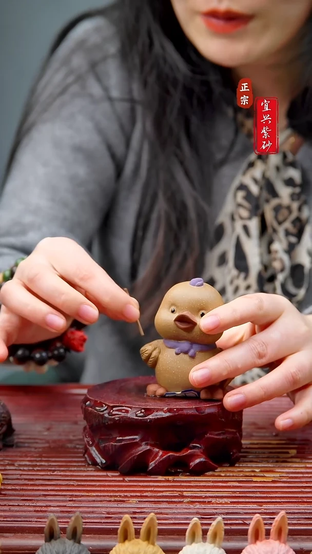 紫砂茶宠宜兴紫砂茶宠摆件