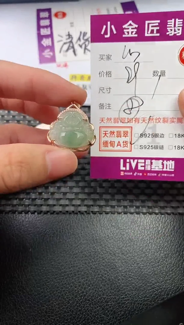 翡翠银S925镶嵌颈饰·