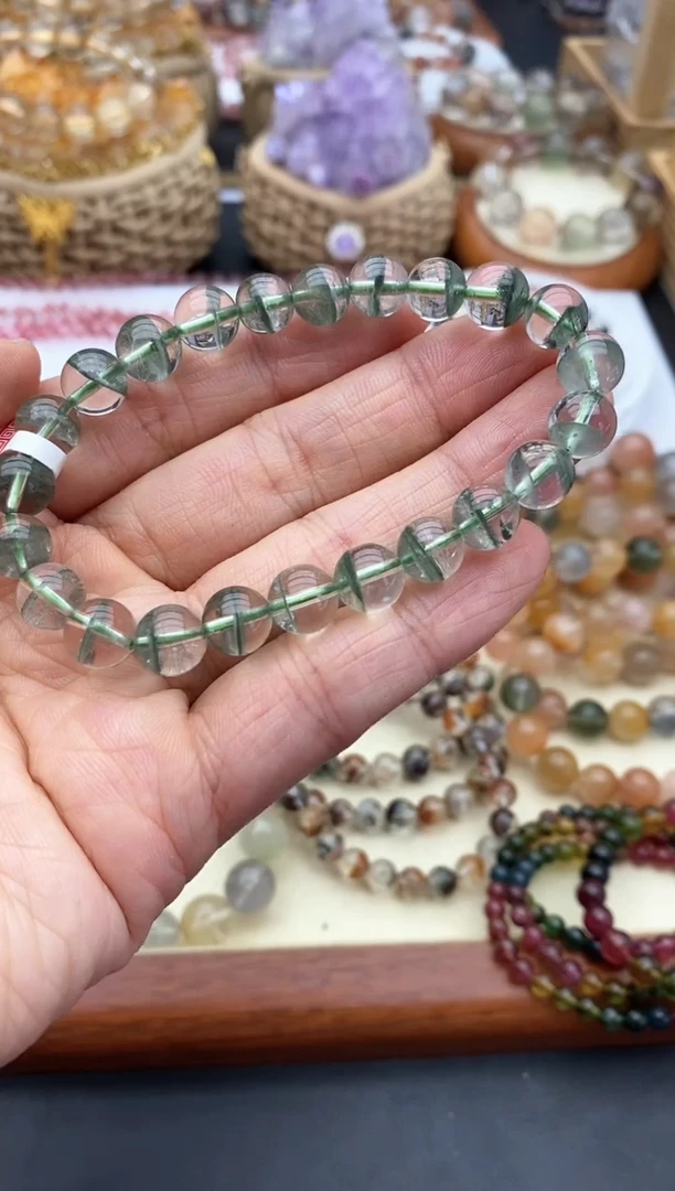 手链未镶嵌水晶绿幽灵