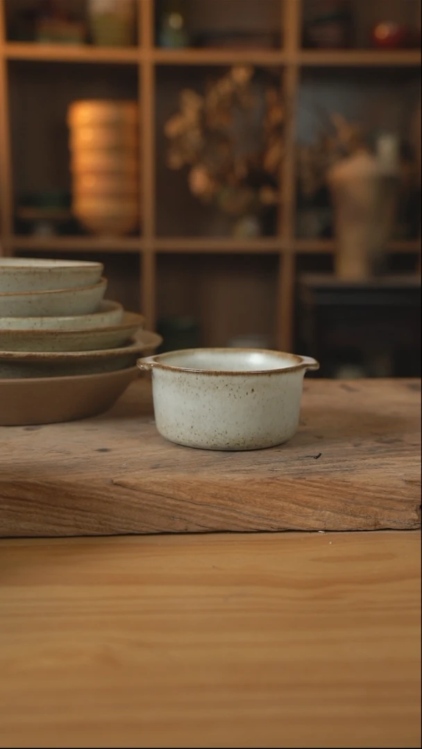 奶奶系列的双耳早餐碗