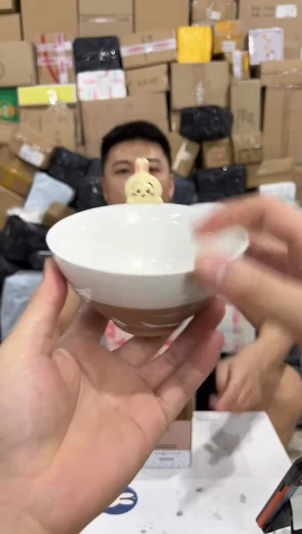 瓷片原盒乌萨奇公仔碗