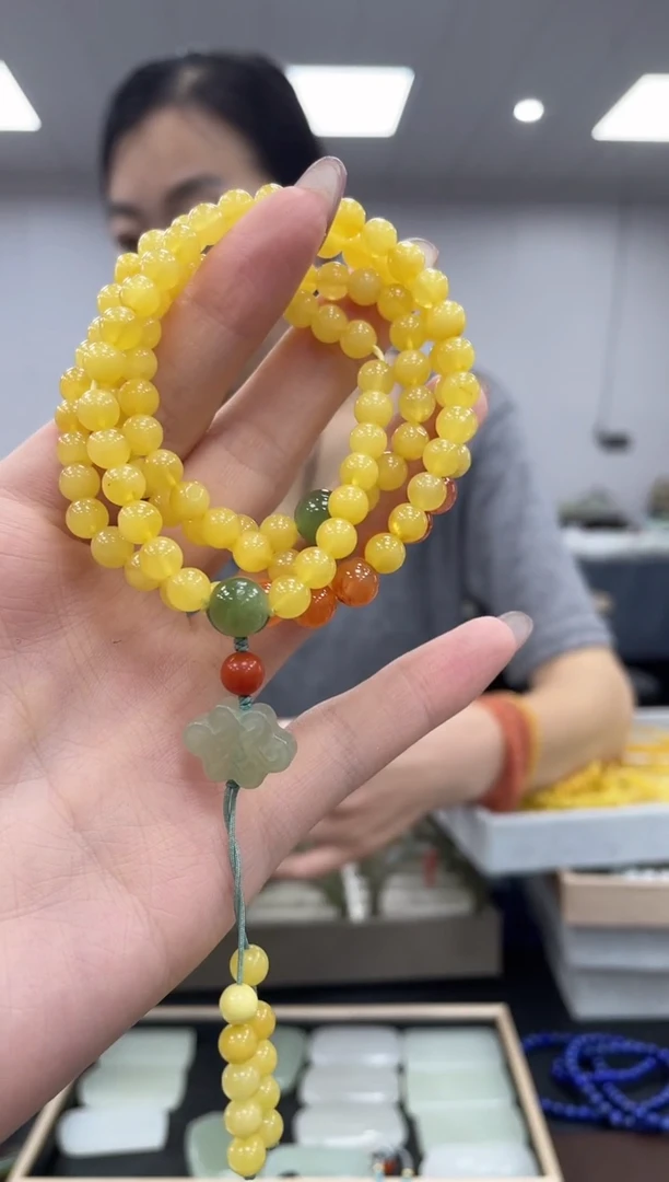 未镶嵌颈饰蜜蜡多样性拍一发一