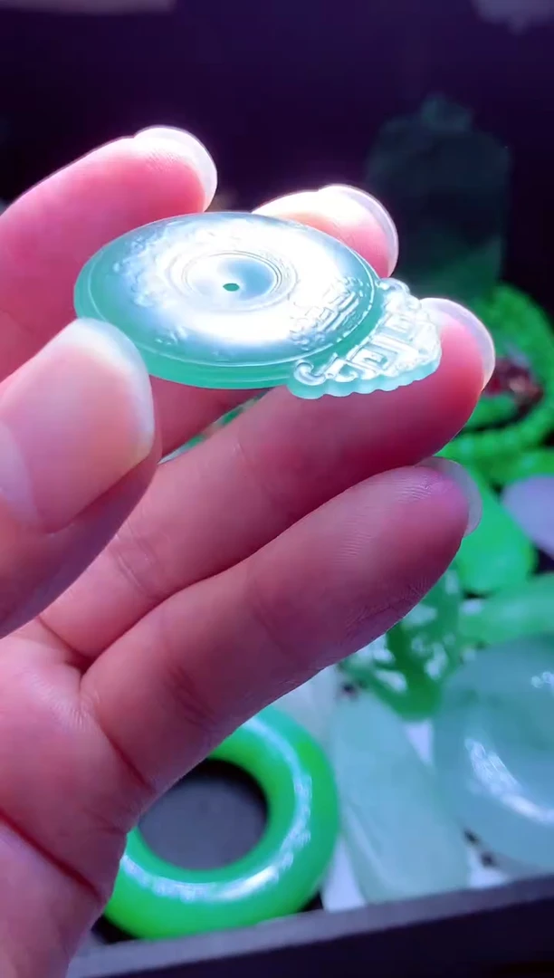 未镶嵌定制翡翠君*#翡翠毛货定制571155