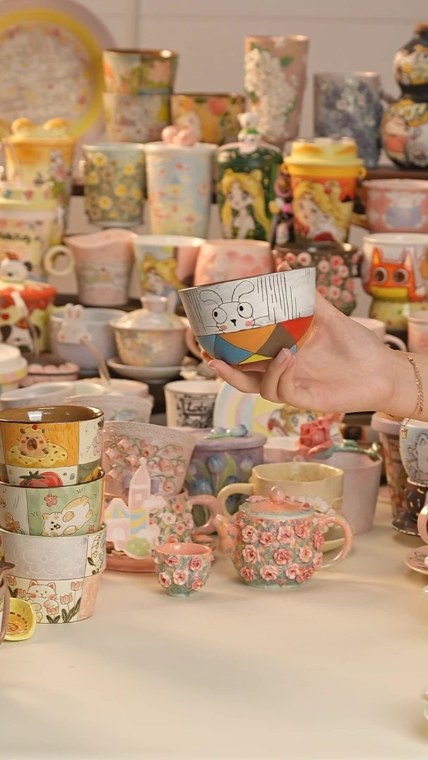 其他景德镇釉下彩手绘设计师款陶瓷