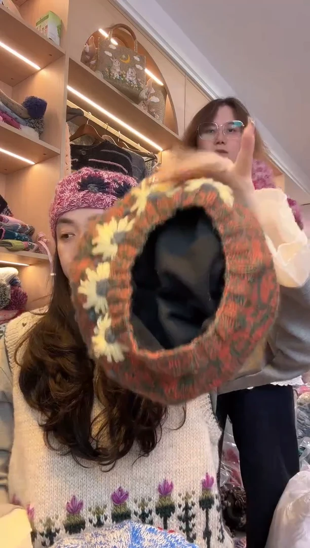 棉曼百羊毛贝雷帽B455