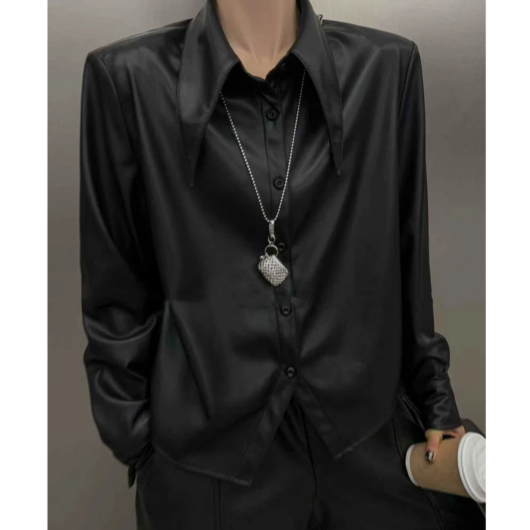 【Dunn】秋冬季加绒加厚设计款高级感百搭小众设计皮外套-2512271