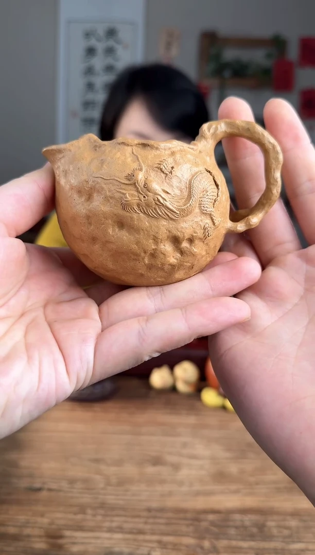 【闪购商品】紫砂茶壶乾坤公道   冷金黄