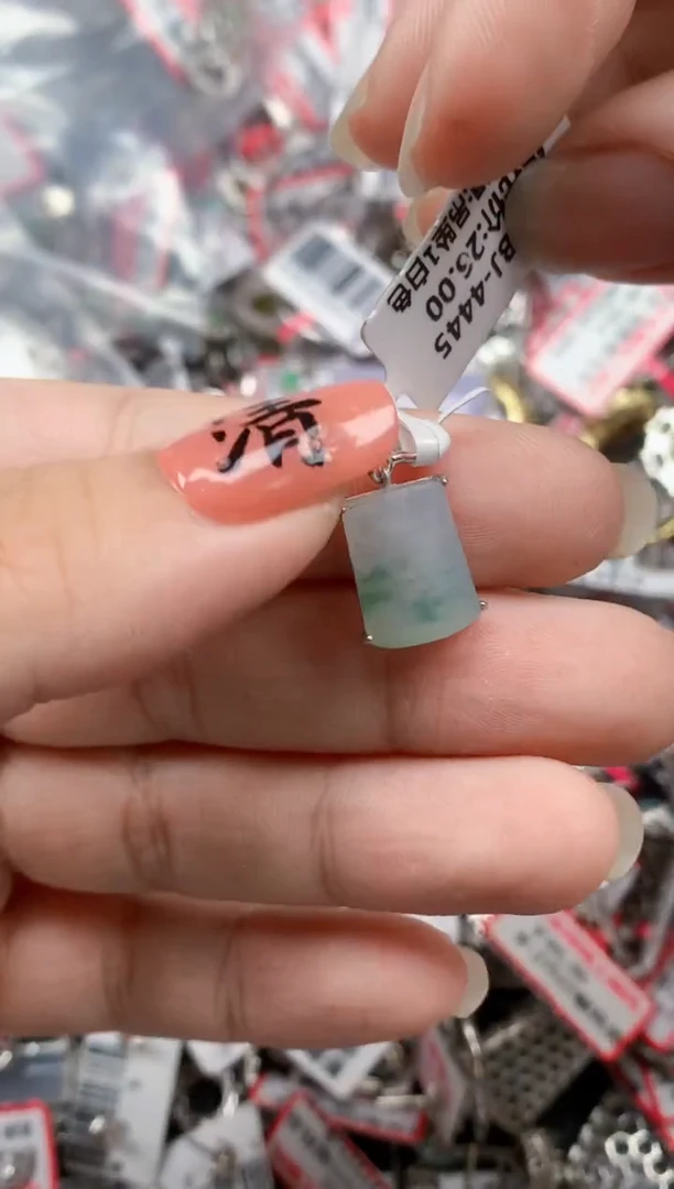 银S925镶嵌戒指翡翠天然A货缅甸翡翠