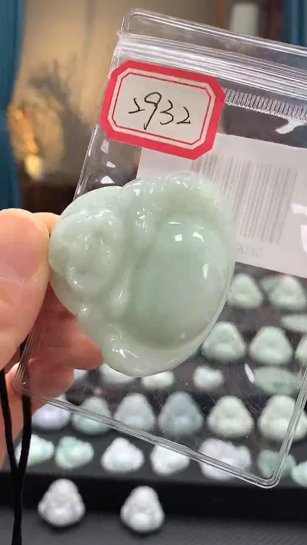 颈饰未镶嵌翡翠佛公2932