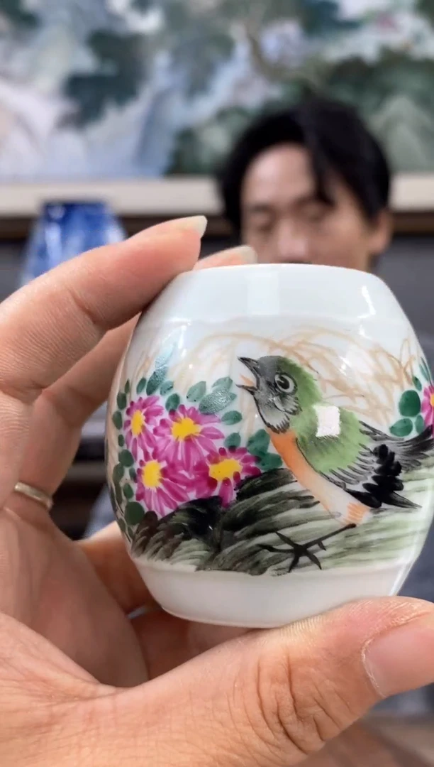 吴义松陶瓷联盟手绘陶瓷编码：6591