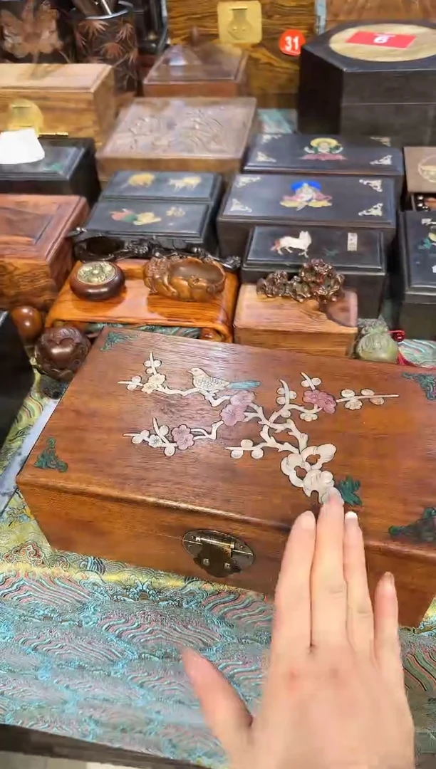 【闪购商品】木木艺28喜鹊登梅大翻盖盒128.88888