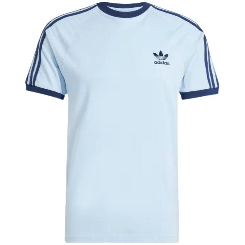 adidas/阿迪达斯三叶草男款修身纯棉运动上衣短袖T恤夏款JN7018