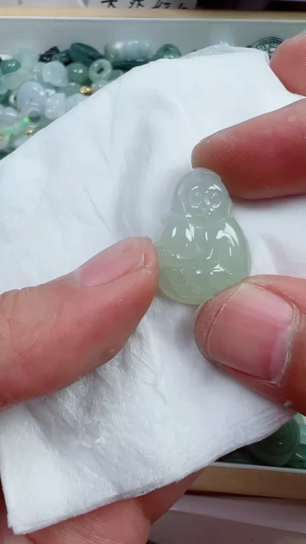 散珠翡翠403号，A货翡翠1