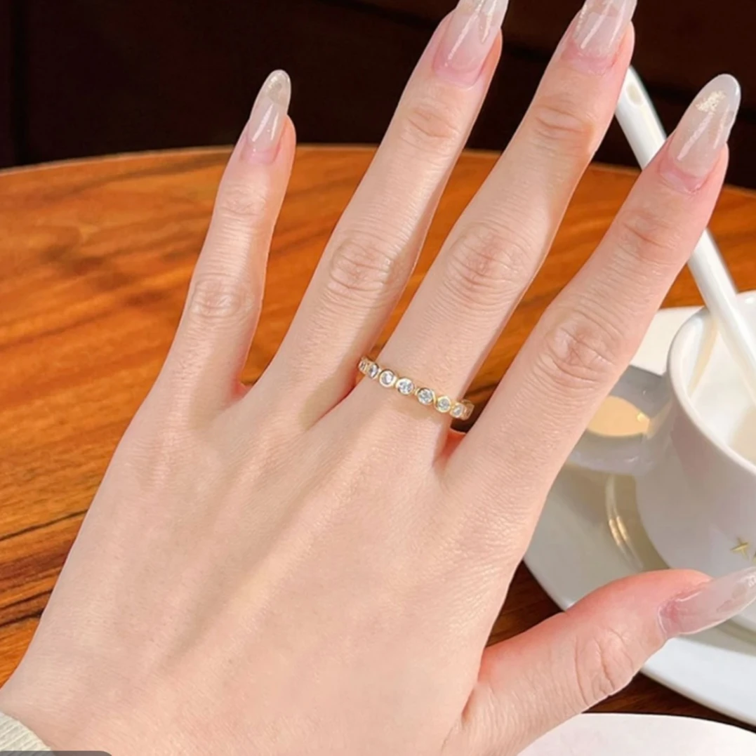 YUAN  玫瑰金泡泡排戒  【拍下备注圈口】