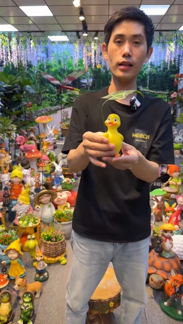 无花朵花园庭院摆件&00&