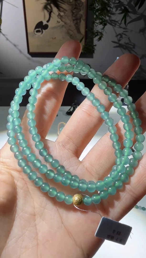 项链未镶嵌翡翠珠链