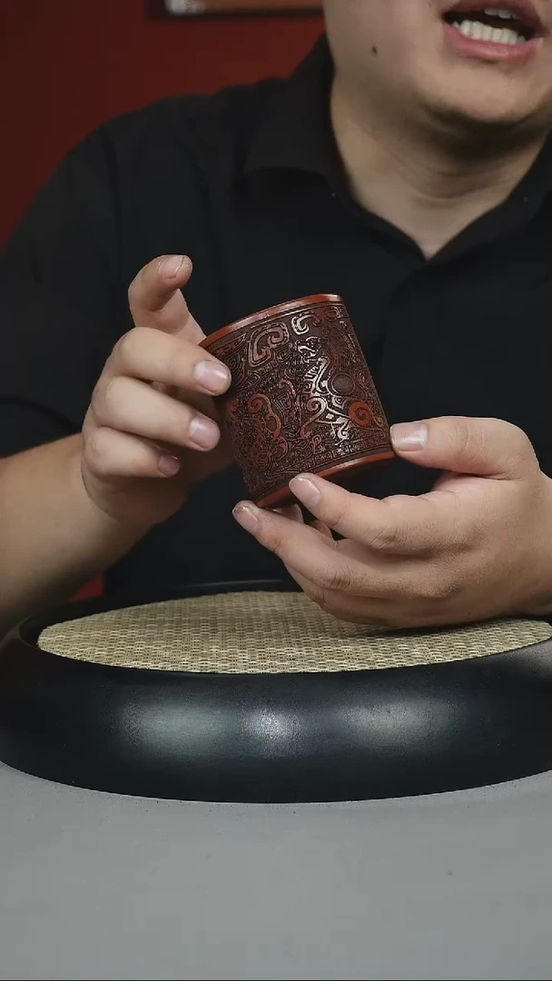 茶壶紫砂鸡血大红袍 闻香杯