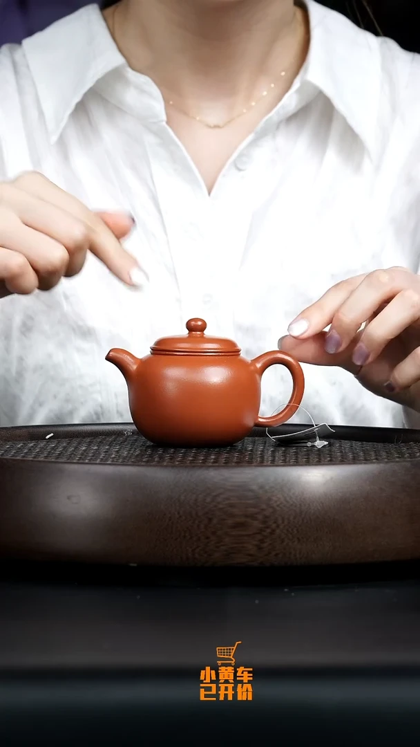 茶壶紫砂0604早直播朱泥全手匏尊