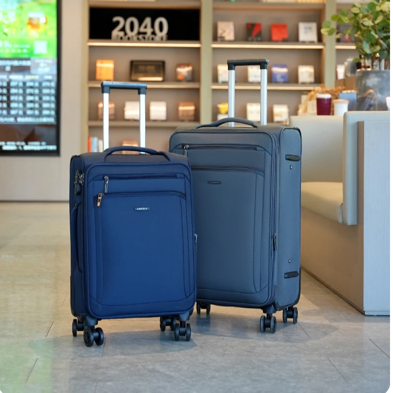密码箱万向轮防水轻便牛津布拉杆箱20寸行李箱大容量加扩展旅行箱