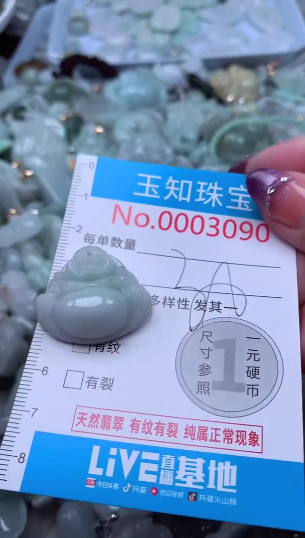 翡翠未镶嵌吊坠(不含链)3090