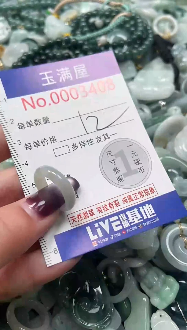 颈饰未镶嵌翡翠3408