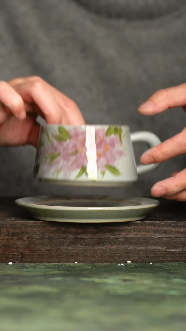 【闪购商品】杯青诗手工手绘瓷器