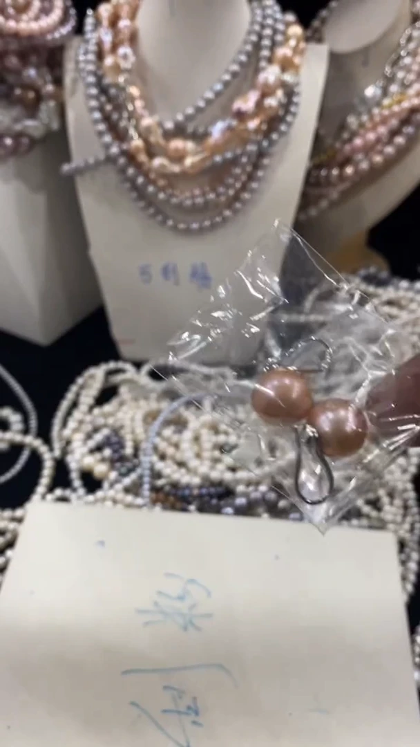 项链合金淡水珍珠1