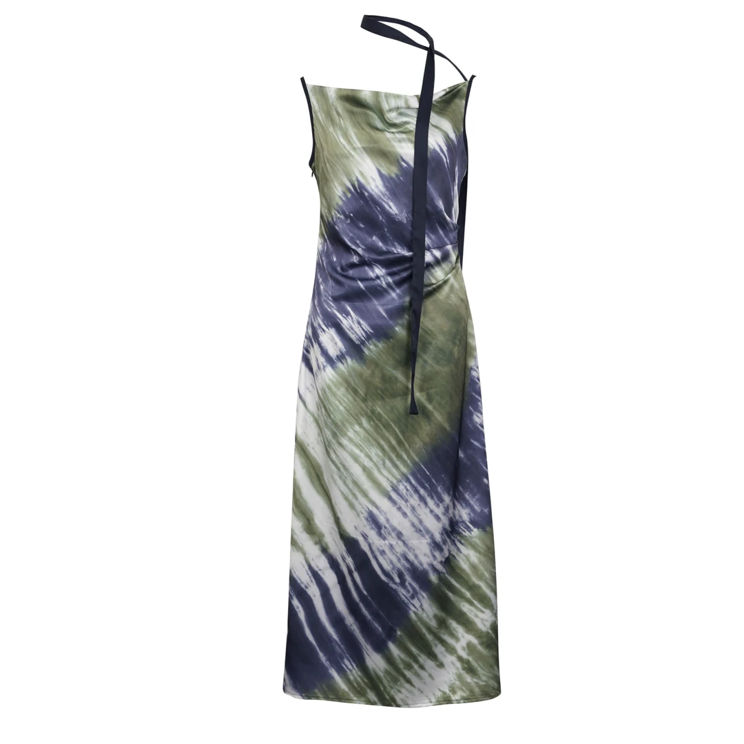 印花吊带裙显瘦气质时尚性感女士夏季复古修身DA42130077