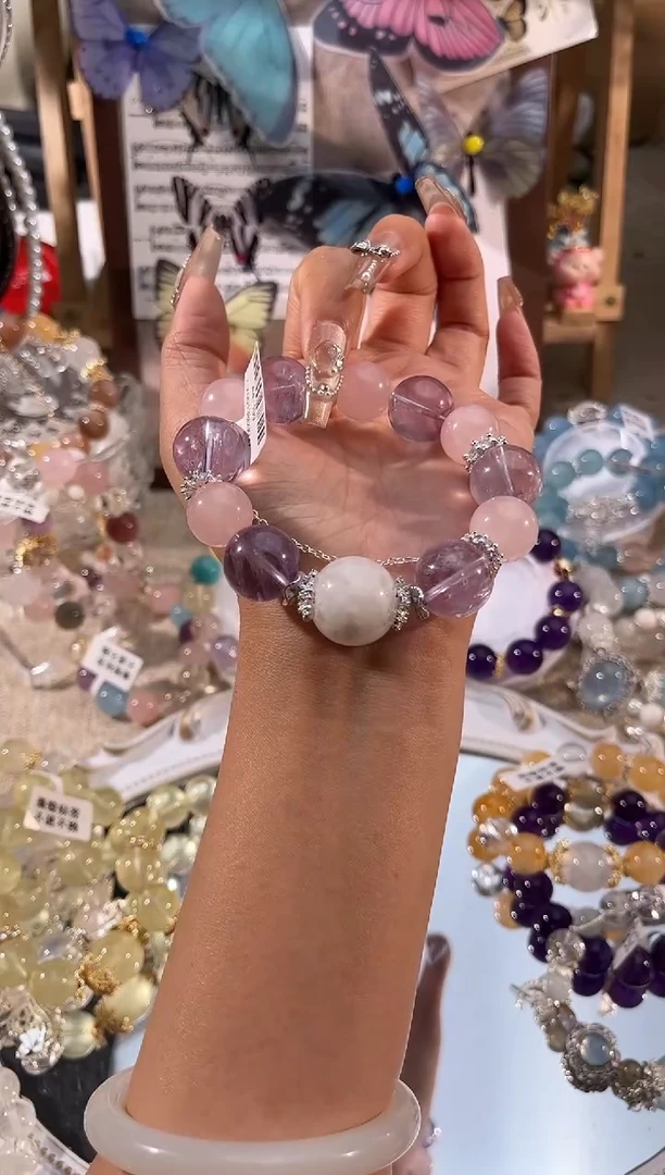 【闪购商品】水晶手链未镶嵌多样性发货颜色微差【拍两单！！】