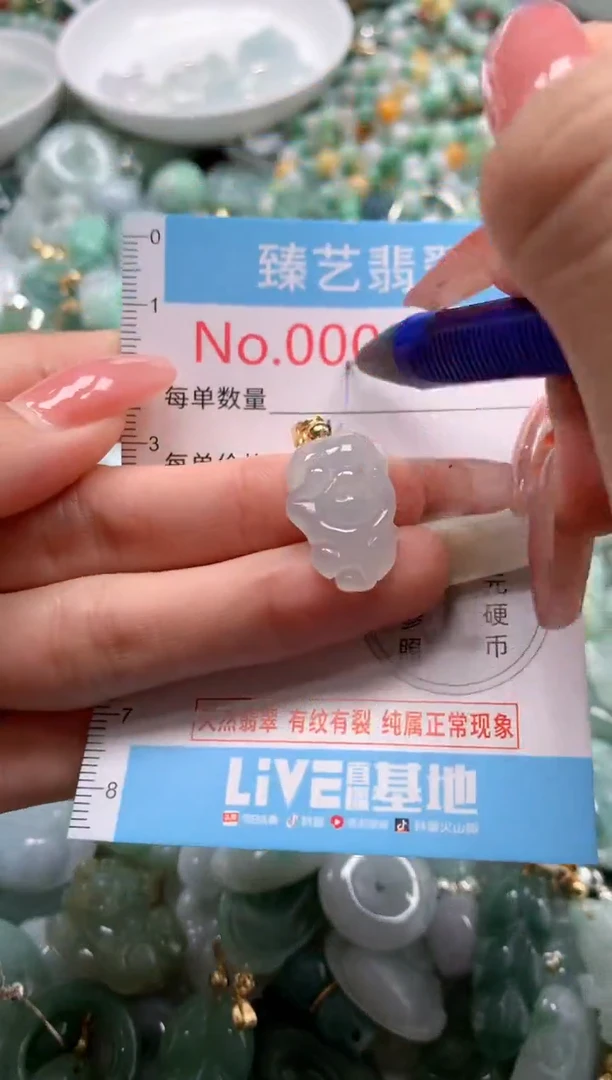 翡翠未镶嵌颈饰2701