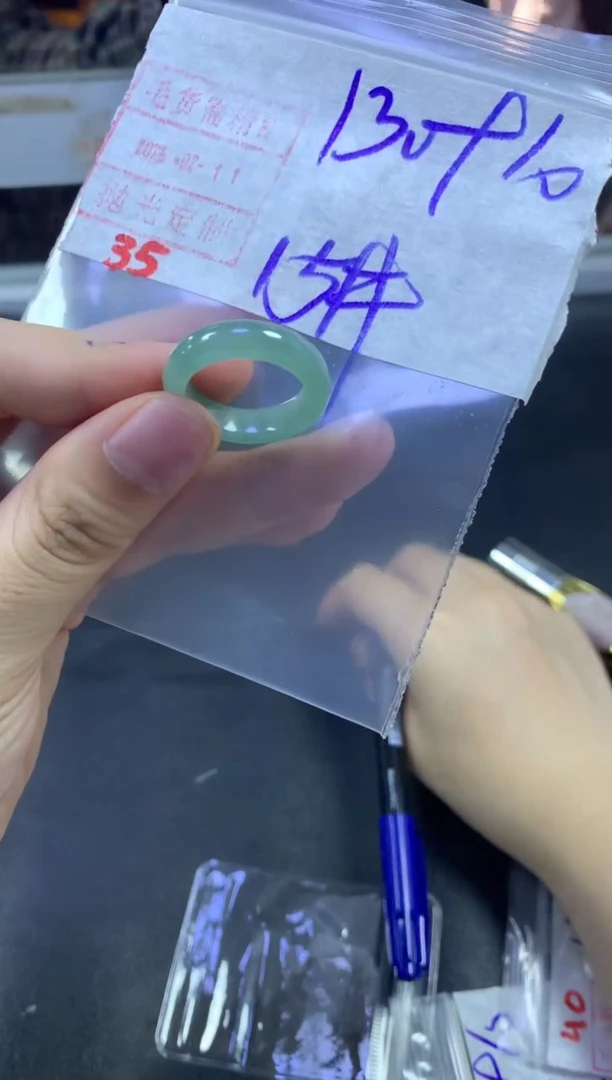 【闪购商品】定制翡翠未镶嵌戒圈15#140毛货需精细抛光