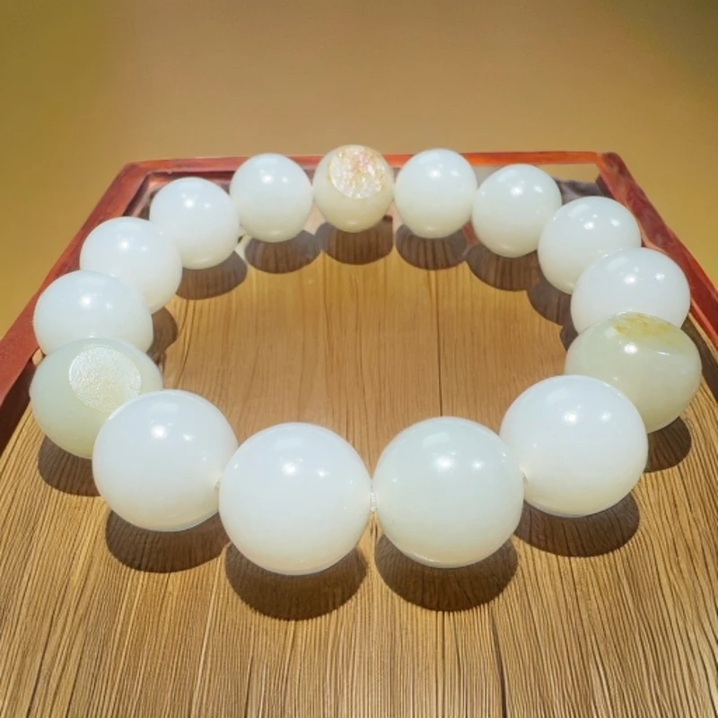 和田玉未镶嵌手串