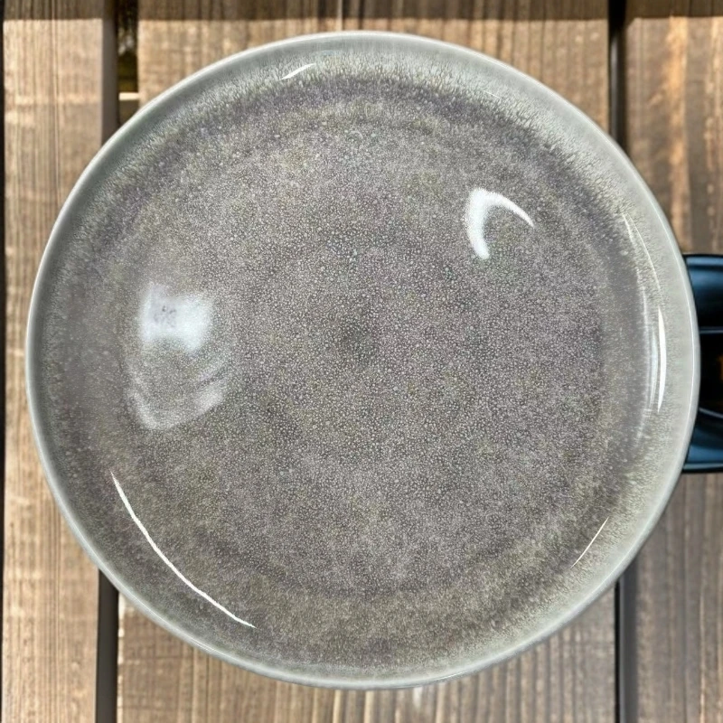 10.5英寸欧式窑变陶瓷盘子牛排盘釉下彩家用复古手工大盘鸡