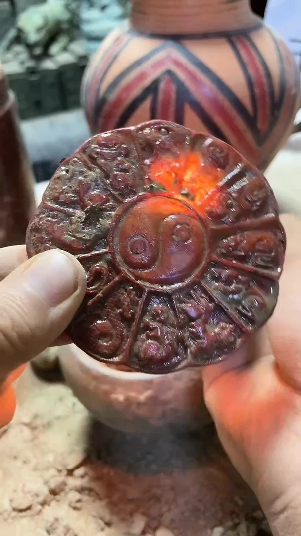 硅化玉奇石未镶嵌3