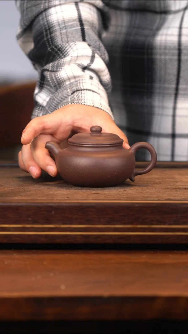 茶壶紫砂大水潭底槽青仿古