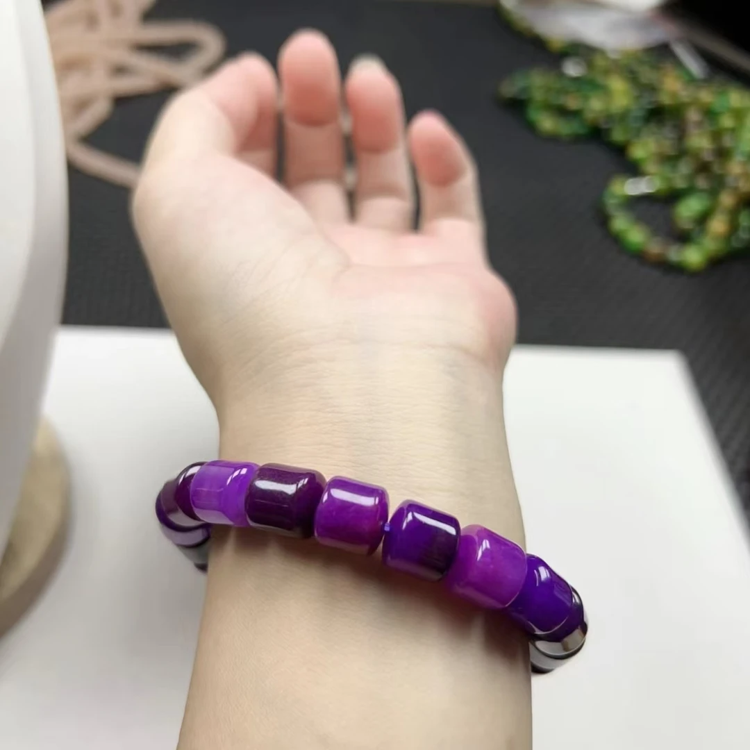 紫舒桶珠10mm时尚精美百搭男女款