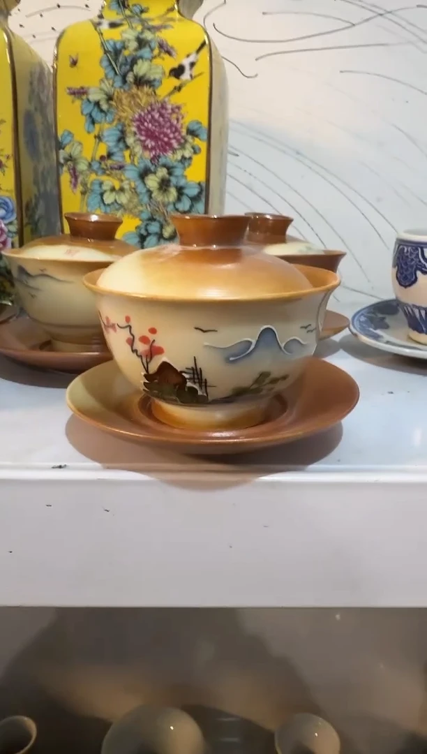 景德镇手绘陶瓷厂瓷，全部清仓