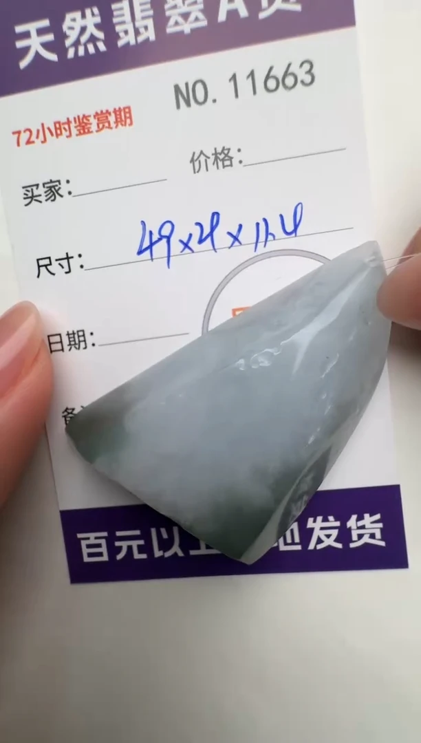 【闪购商品】翡翠颈饰未镶嵌原石11663